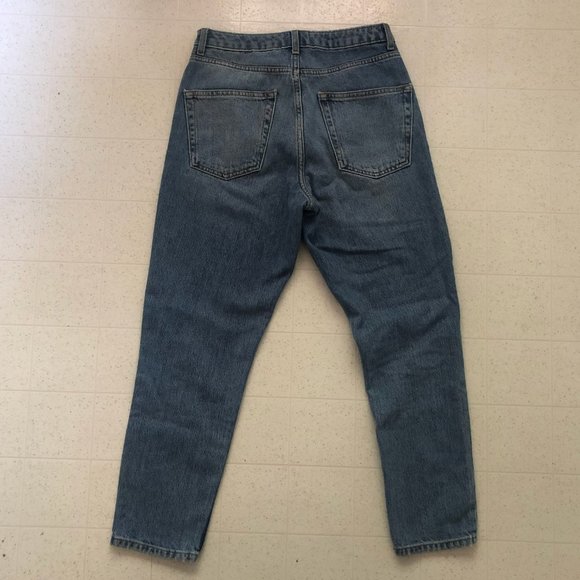 NWOT - Topshop High Waisted Mom Jeans - Size 28 - Picture 2 of 5